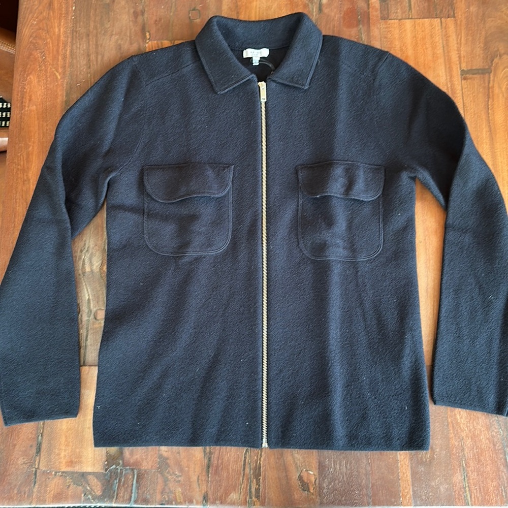 Reiss Wool Zip Through